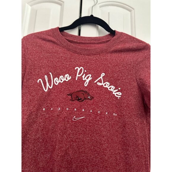 Nike Arkansas Razorbacks Woo Pig Sooie women's t-shirt S - Picture 2 of 5